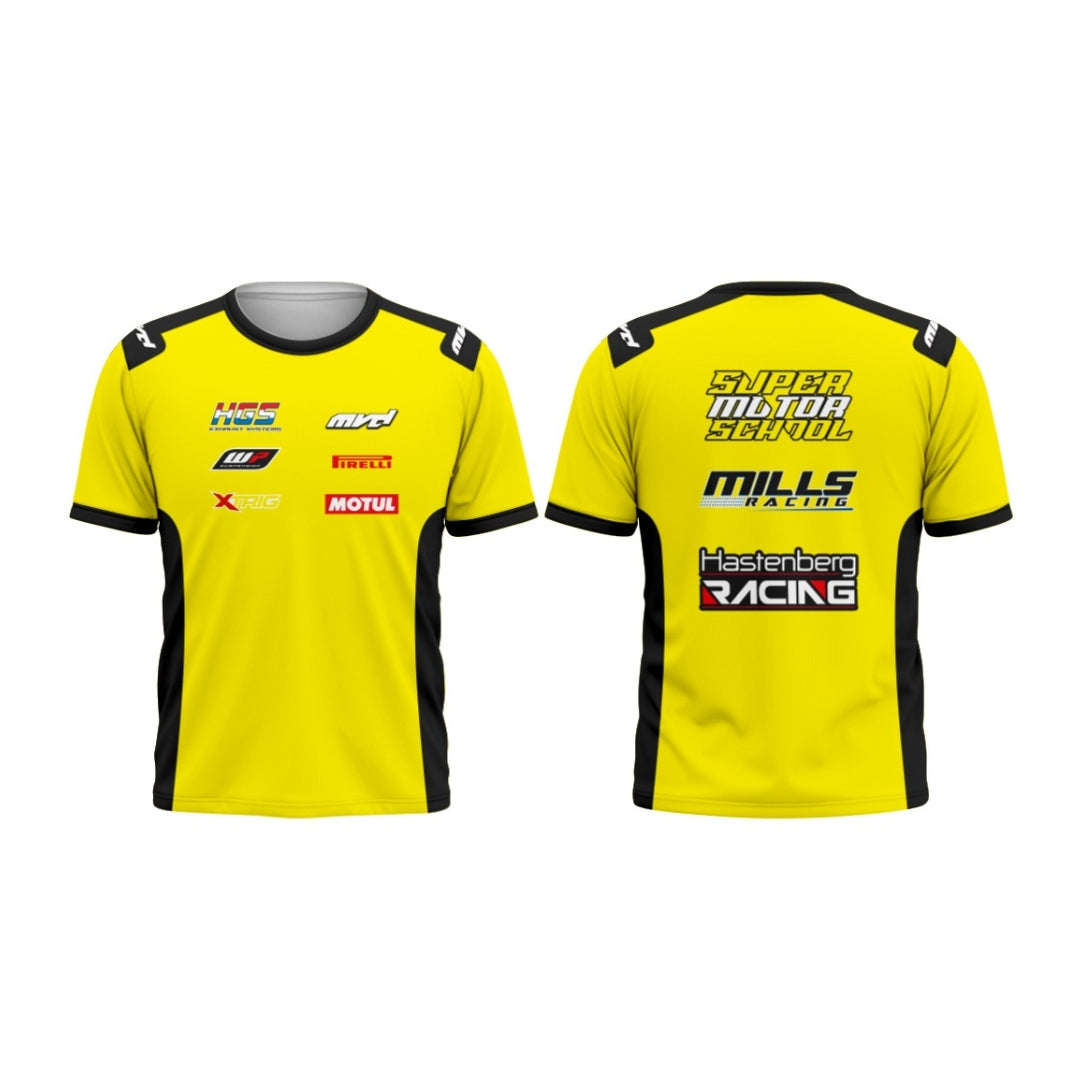 CUSTOM T-SHIRT - YELLOW/BLACK