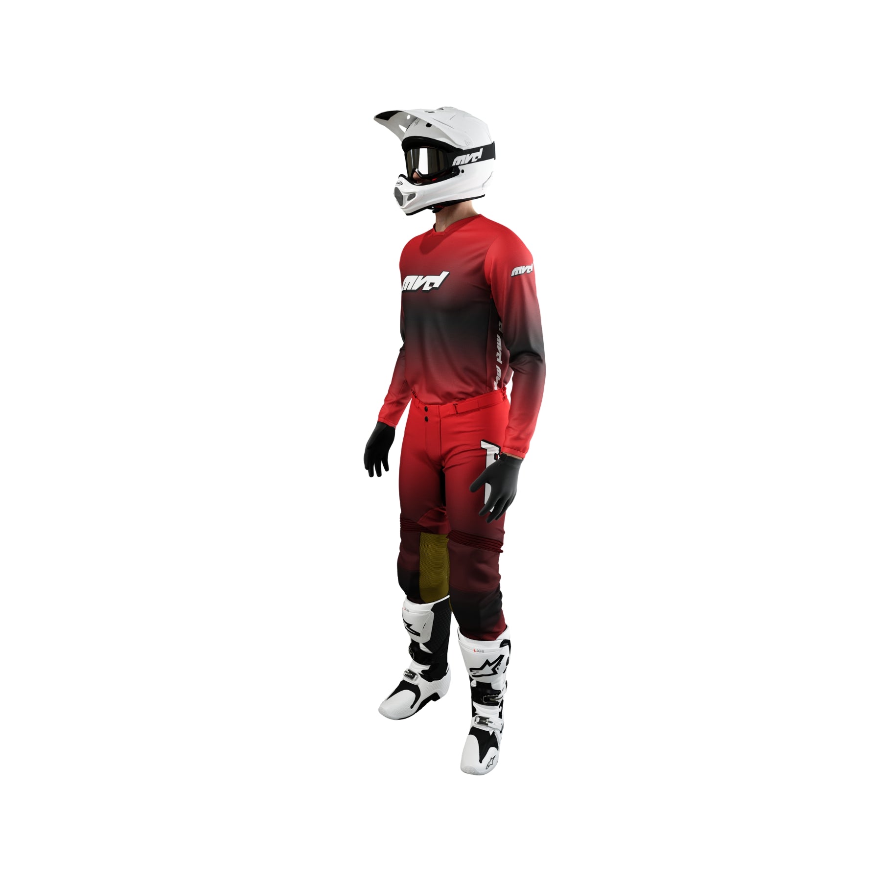 CUSTOM MX PANT - CRIMSON