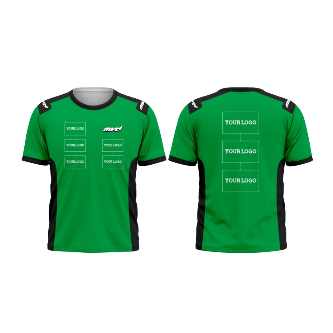 CUSTOM T-SHIRT - GREEN/BLACK