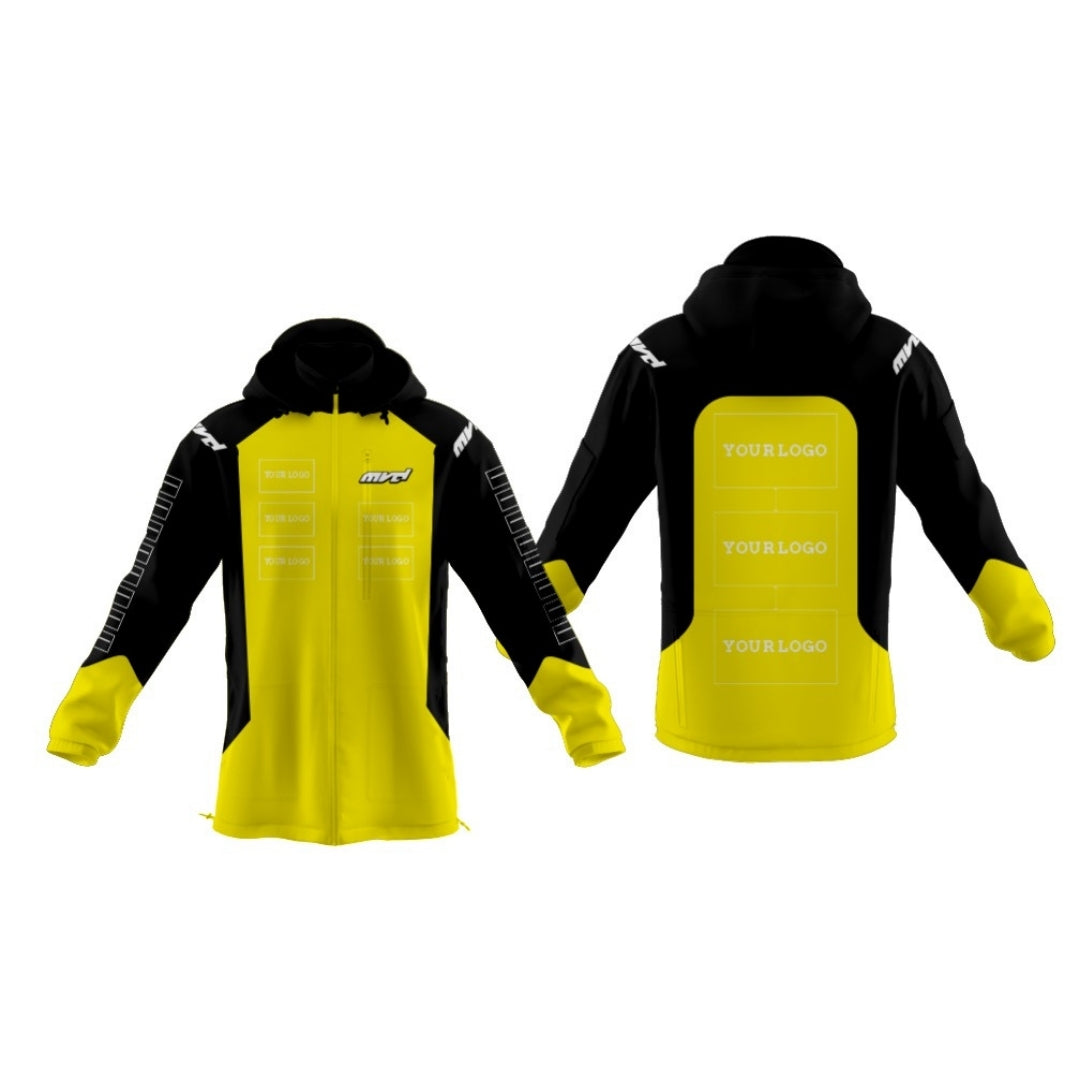 CUSTOM SOFTSHELL JACKET - YELLOW/BLACK