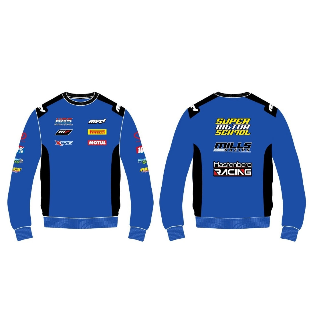 CUSTOM SWEATER - BLUE/BLACK