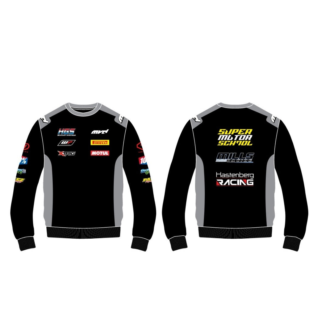 CUSTOM SWEATER - BLACK/GREY