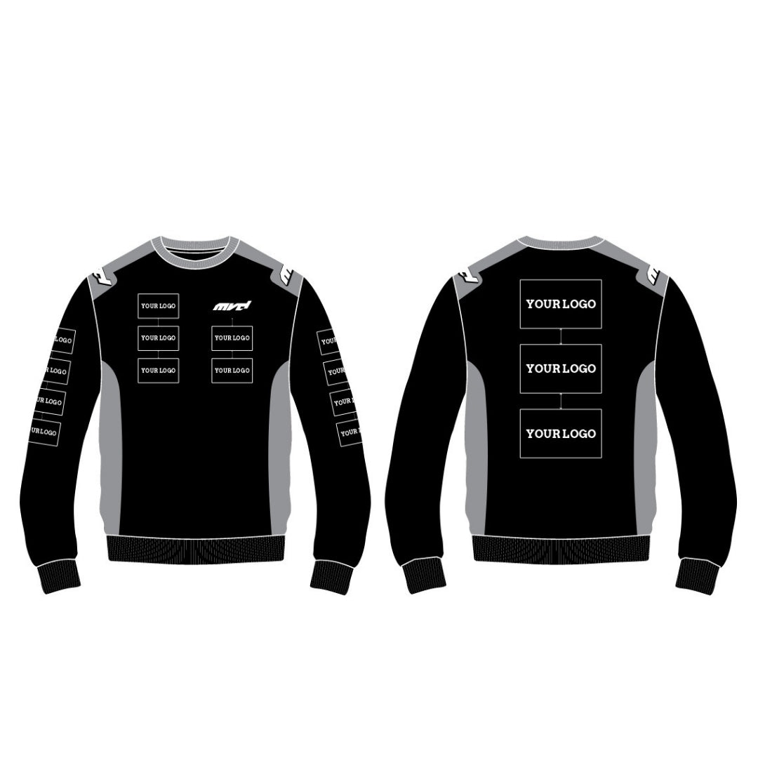 CUSTOM SWEATER - BLACK/GREY