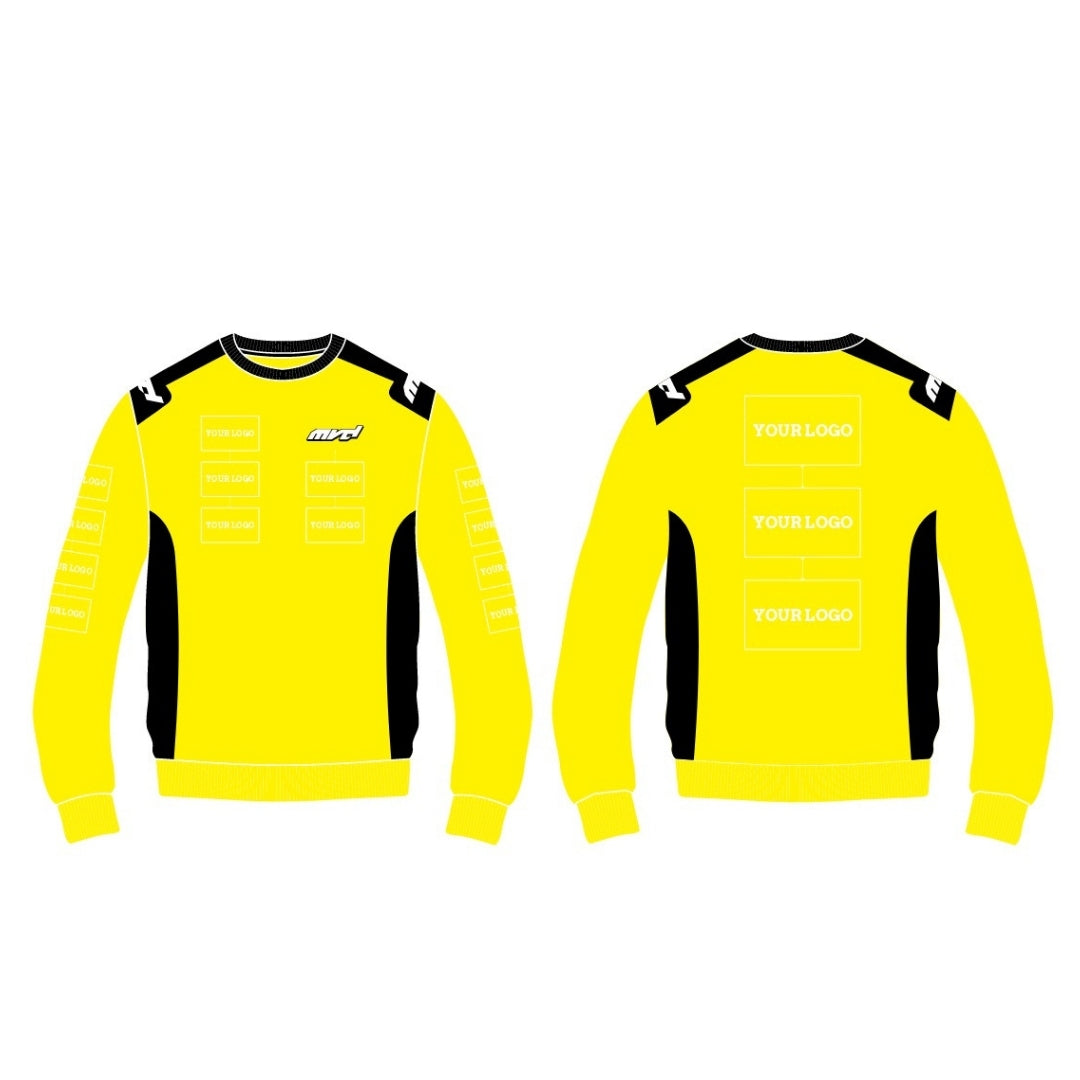 CUSTOM SWEATER - YELLOW/BLACK