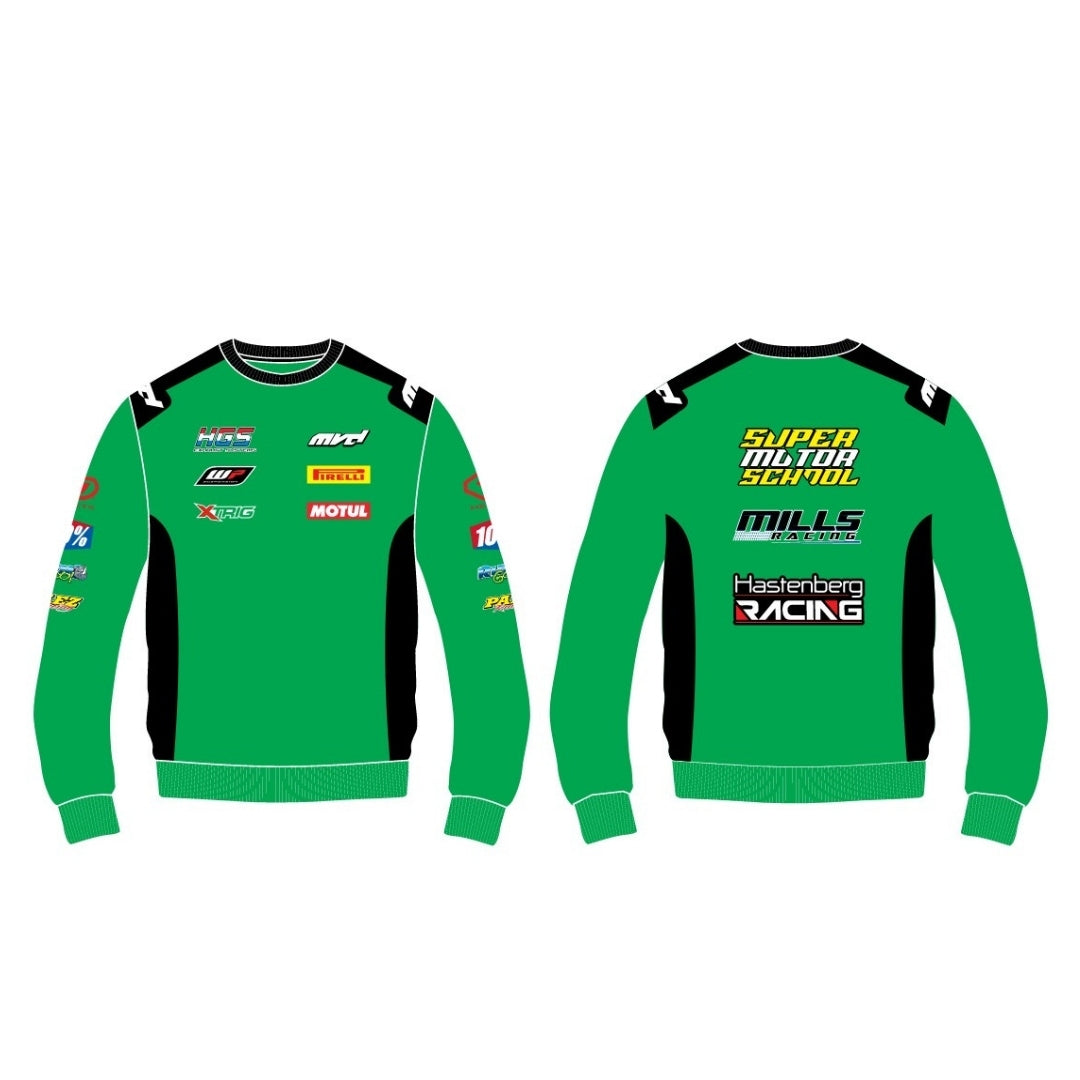 CUSTOM SWEATER - GREEN/BLACK