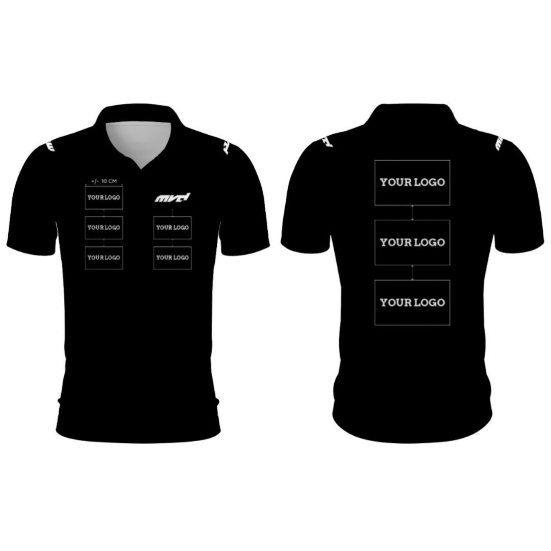 CUSTOM POLO - BLACK