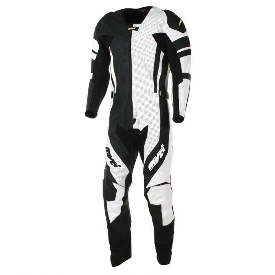 PRO S1 SUPERMOTO ONE PIECE SUIT - BLACK/WHITE