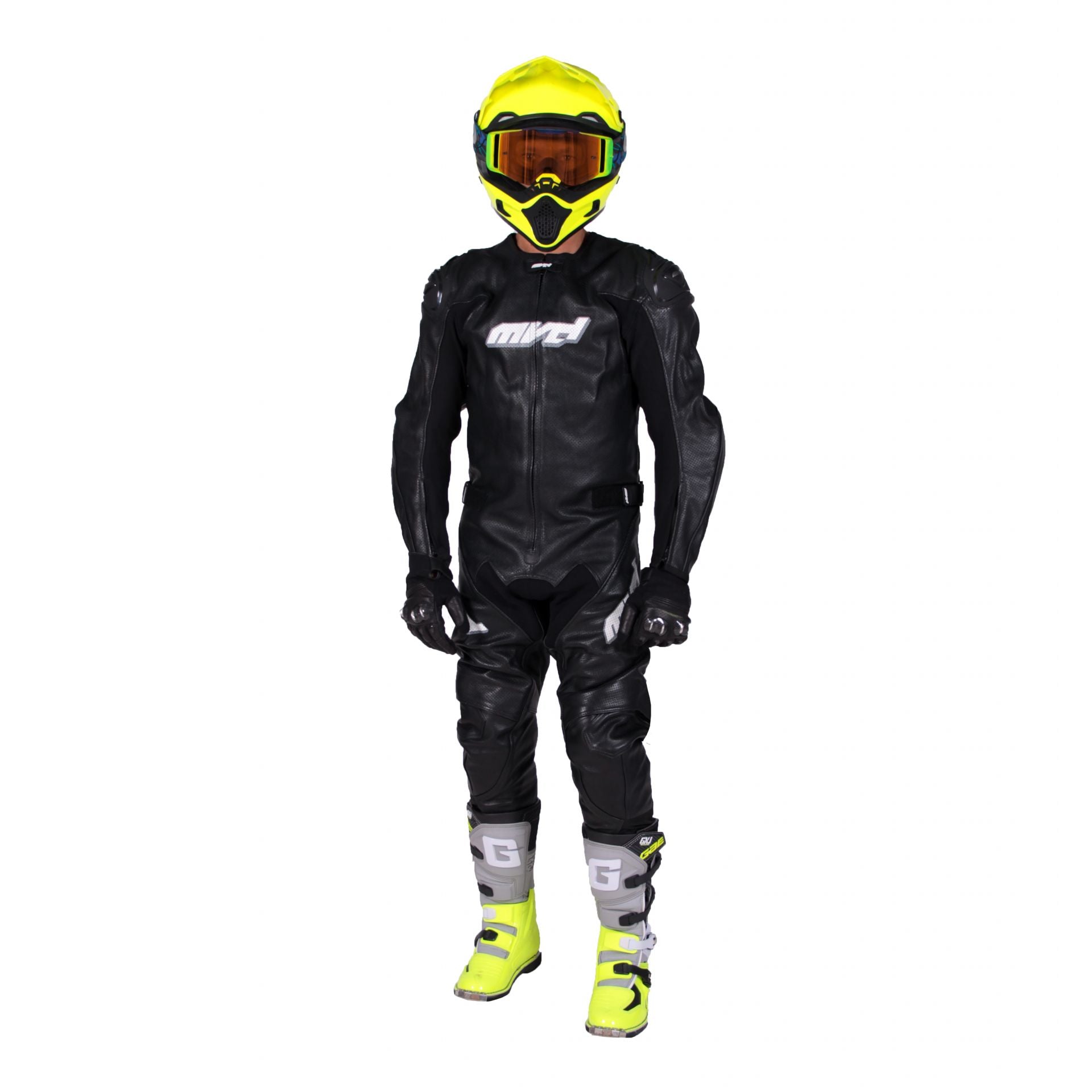 S1 EXCELERATOR SUPERMOTO ONE PIECE SUIT - BLACK