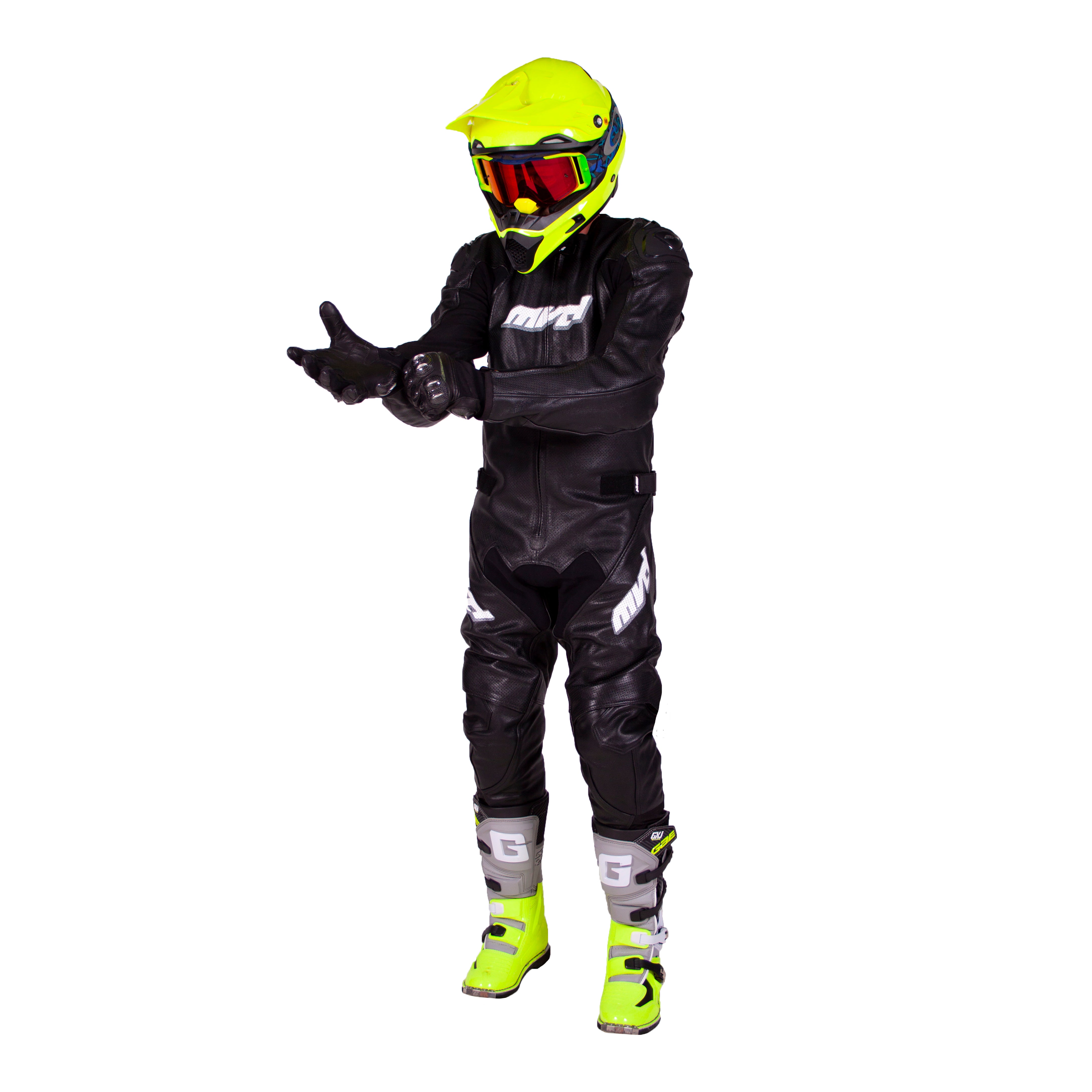 S1 EXCELERATOR SUPERMOTO ONE PIECE SUIT - BLACK