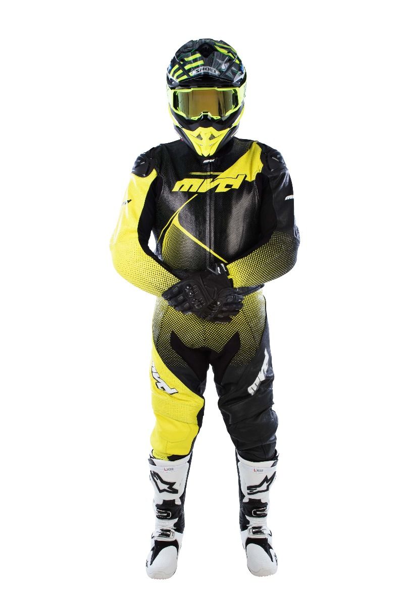 S1 EXCELERATOR SUPERMOTO JACKET - BLACK/YELLOW