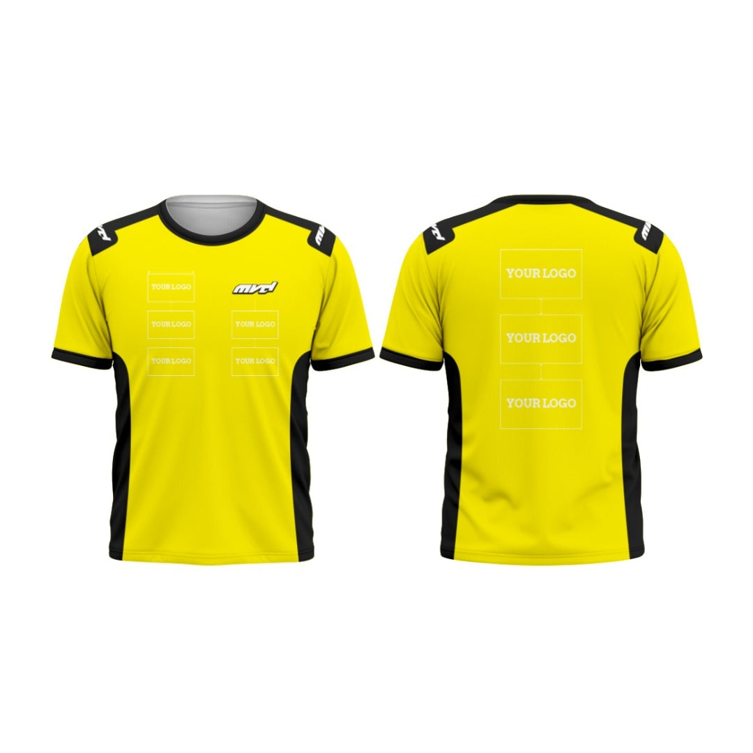 CUSTOM T-SHIRT - YELLOW/BLACK