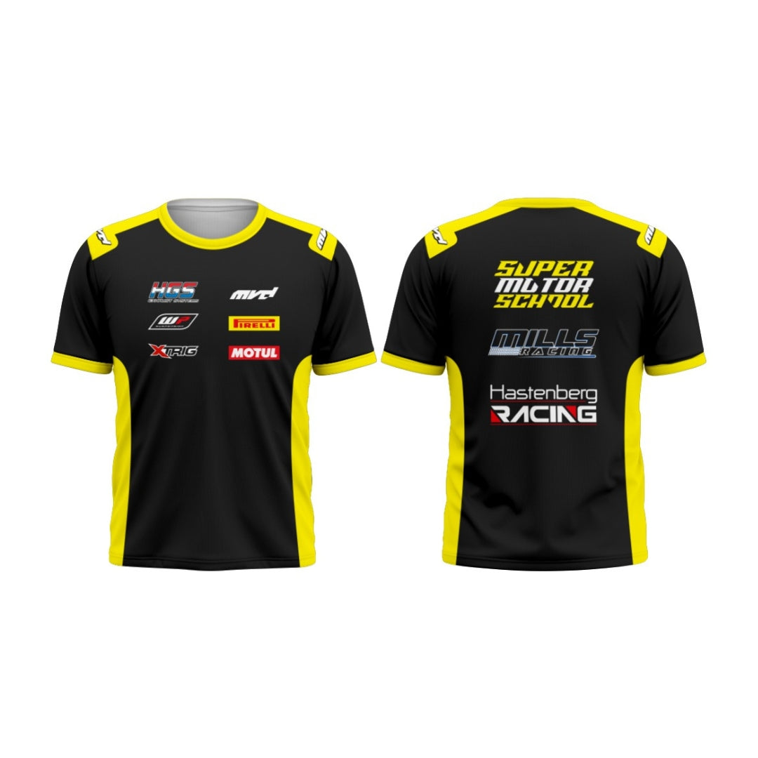 CUSTOM T-SHIRT - BLACK/YELLOW