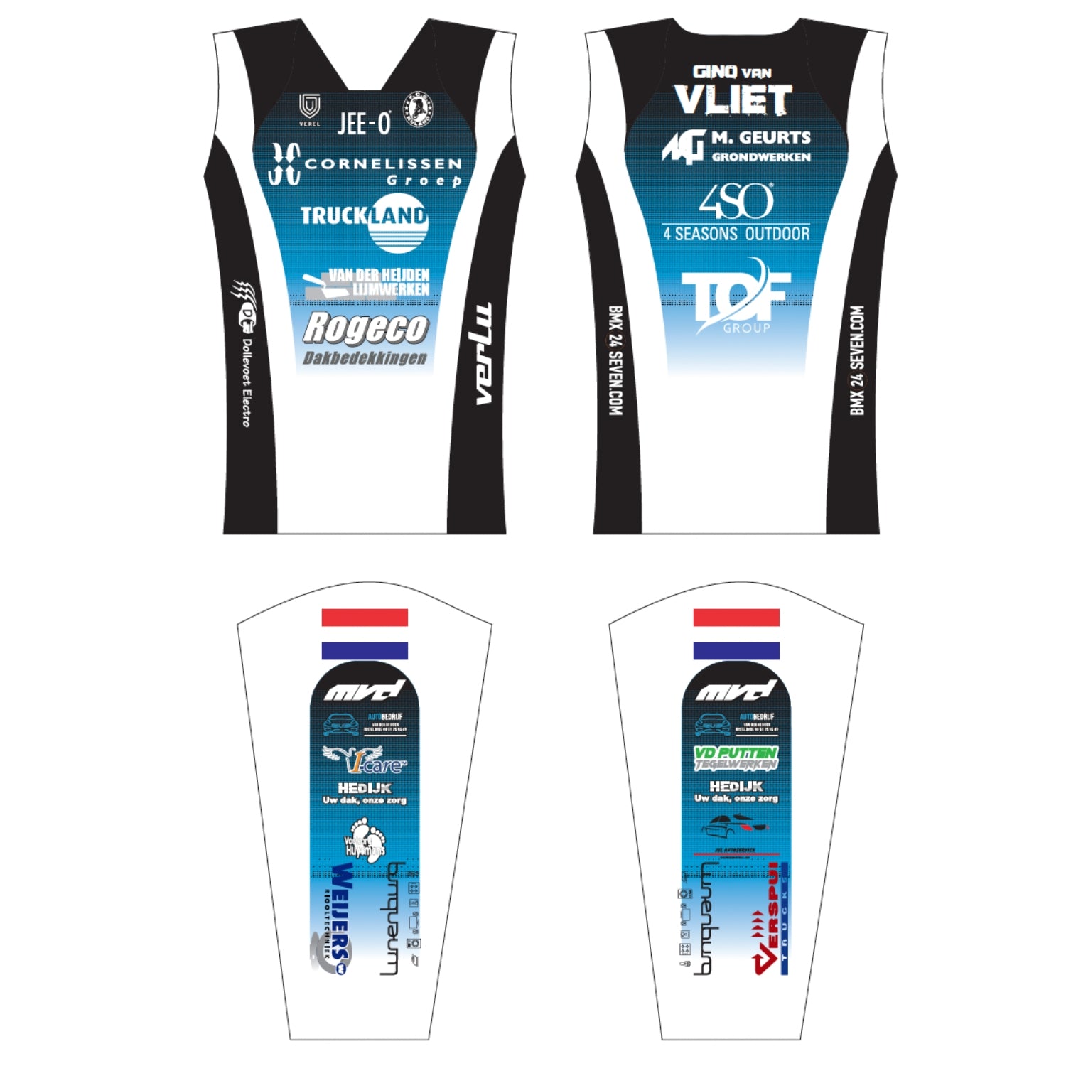 BMX CLUB JERSEY - FCC Nuland super slimfit