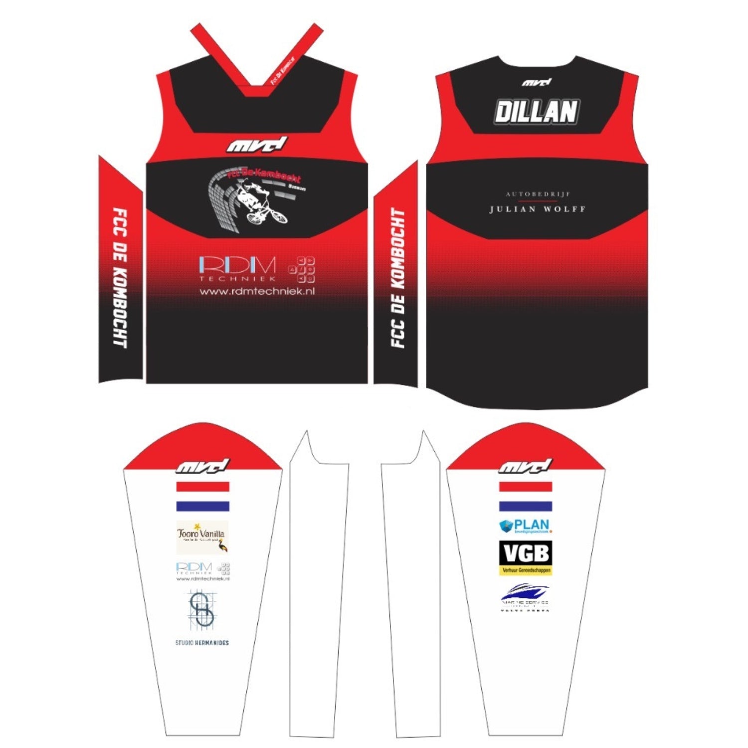 BMX CLUB JERSEY - FCC de Kombocht staystrong