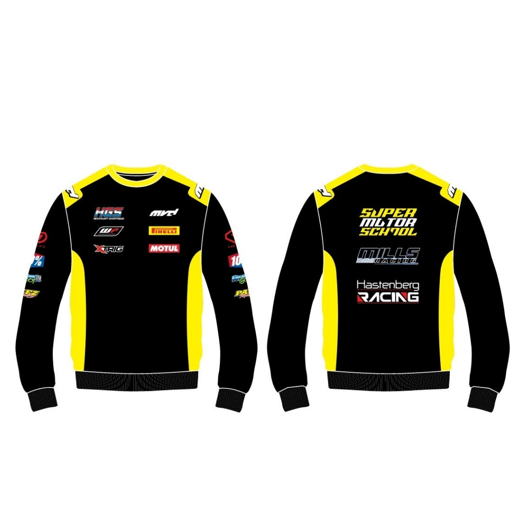 CUSTOM SWEATER - BLACK/YELLOW