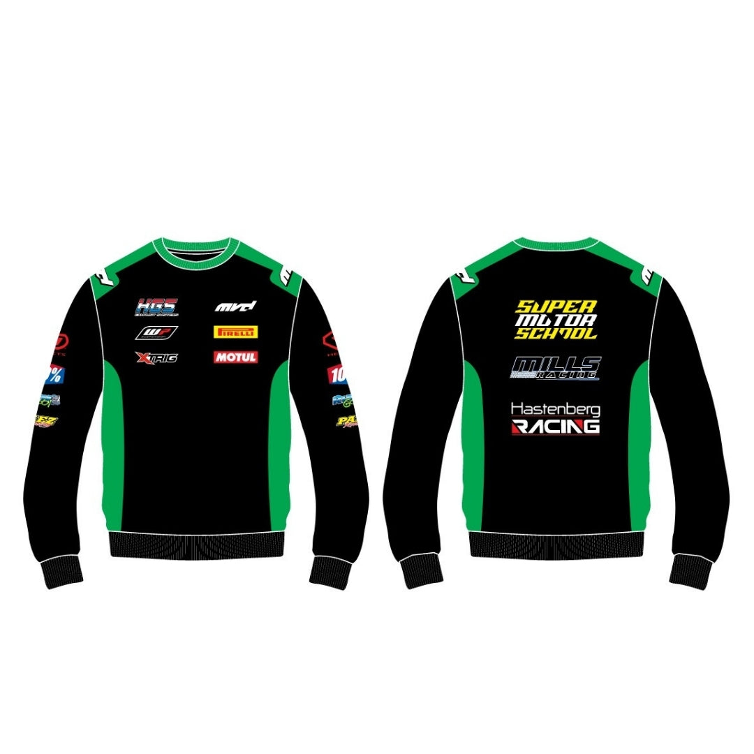 CUSTOM SWEATER - BLACK/GREEN