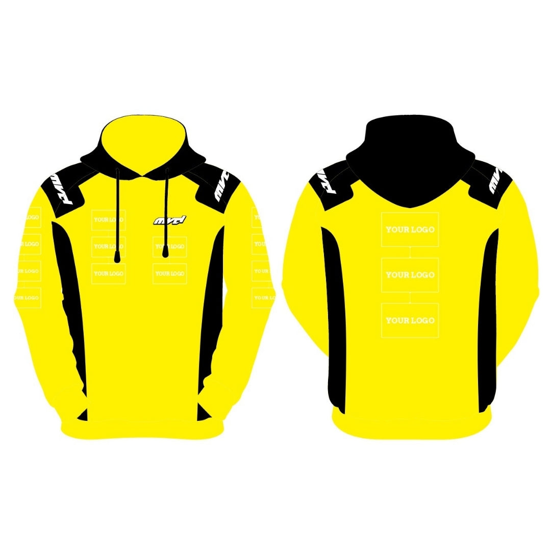 CUSTOM HOODIE - YELLOW/BLACK