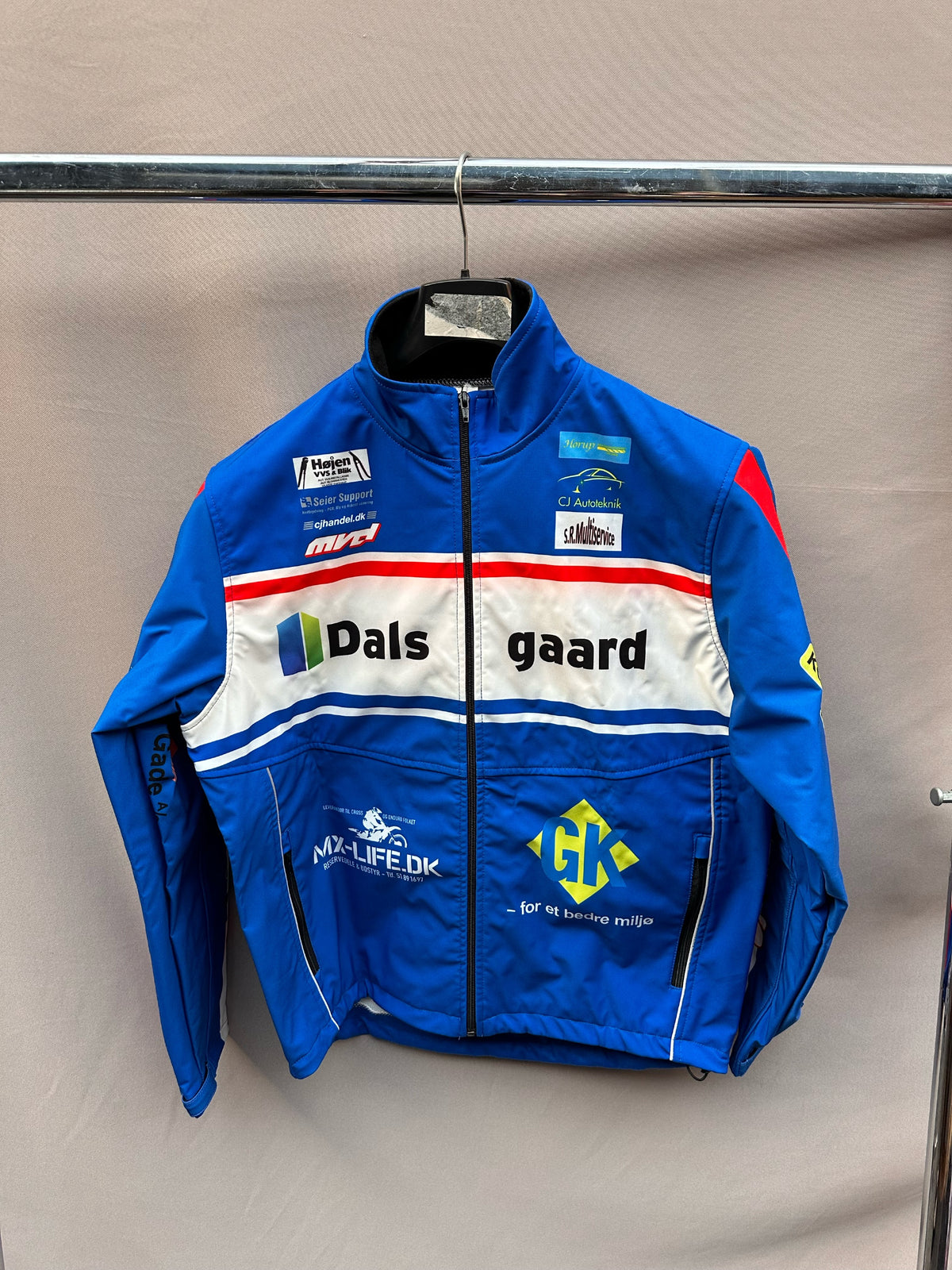 Softshell jacket with logos