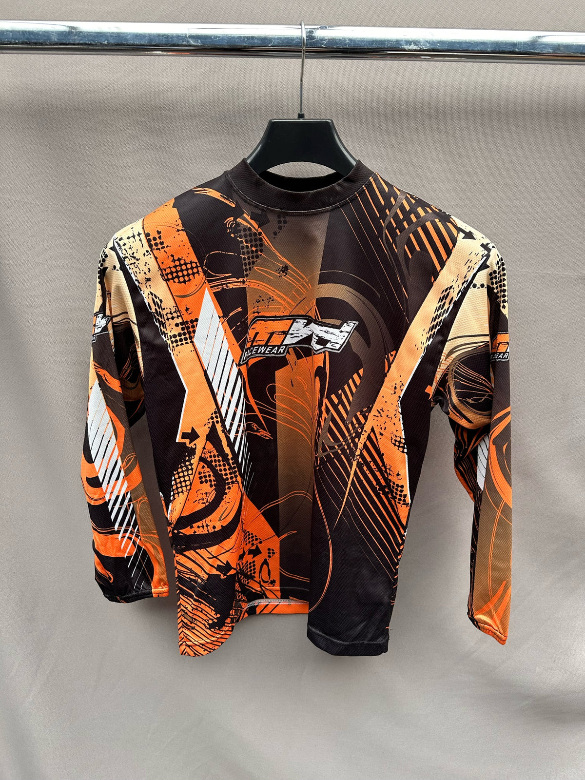 Black and Orange Racing Jersey [S]
