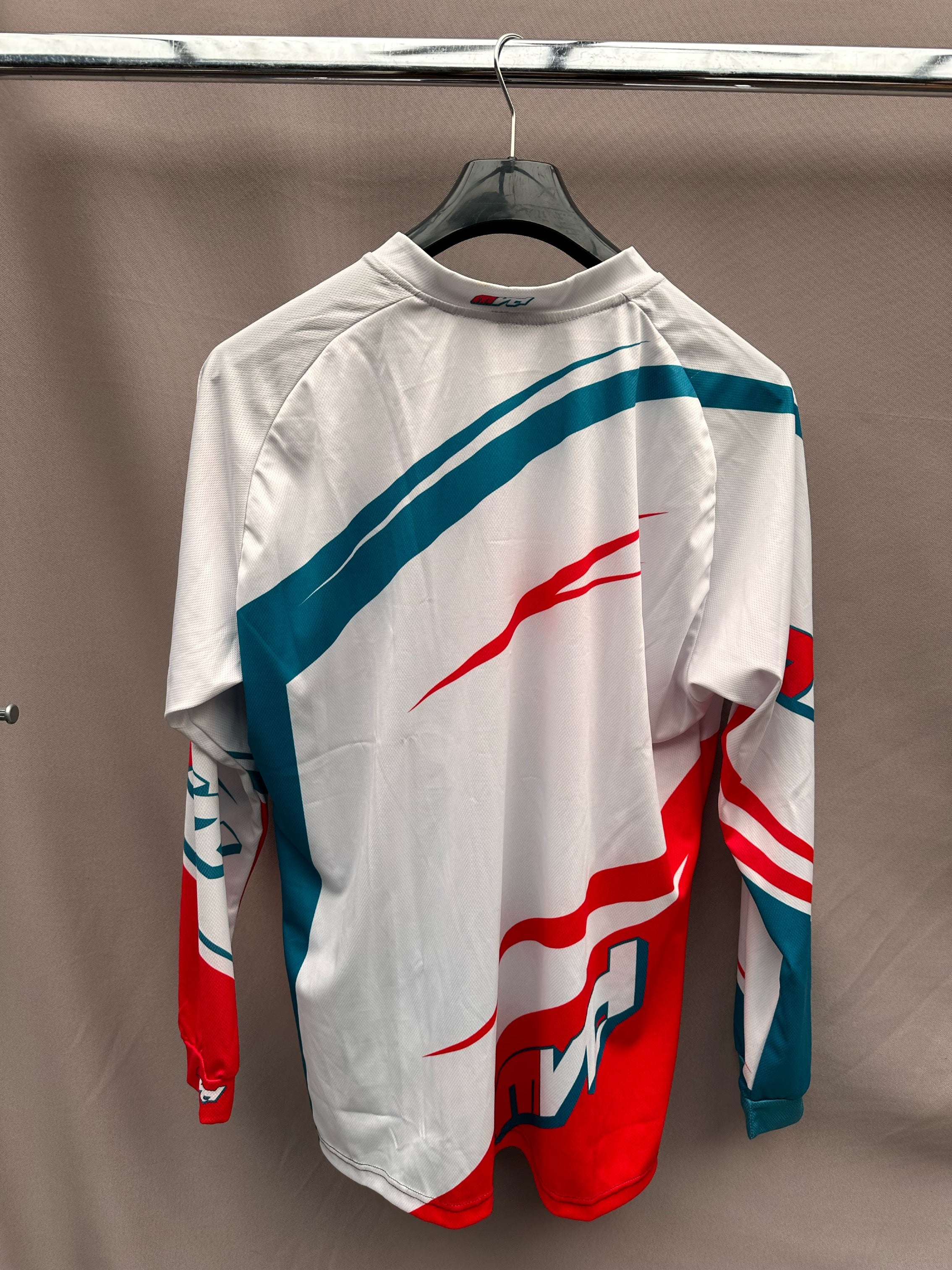 White, Blue, and Red Jersey [3XL]