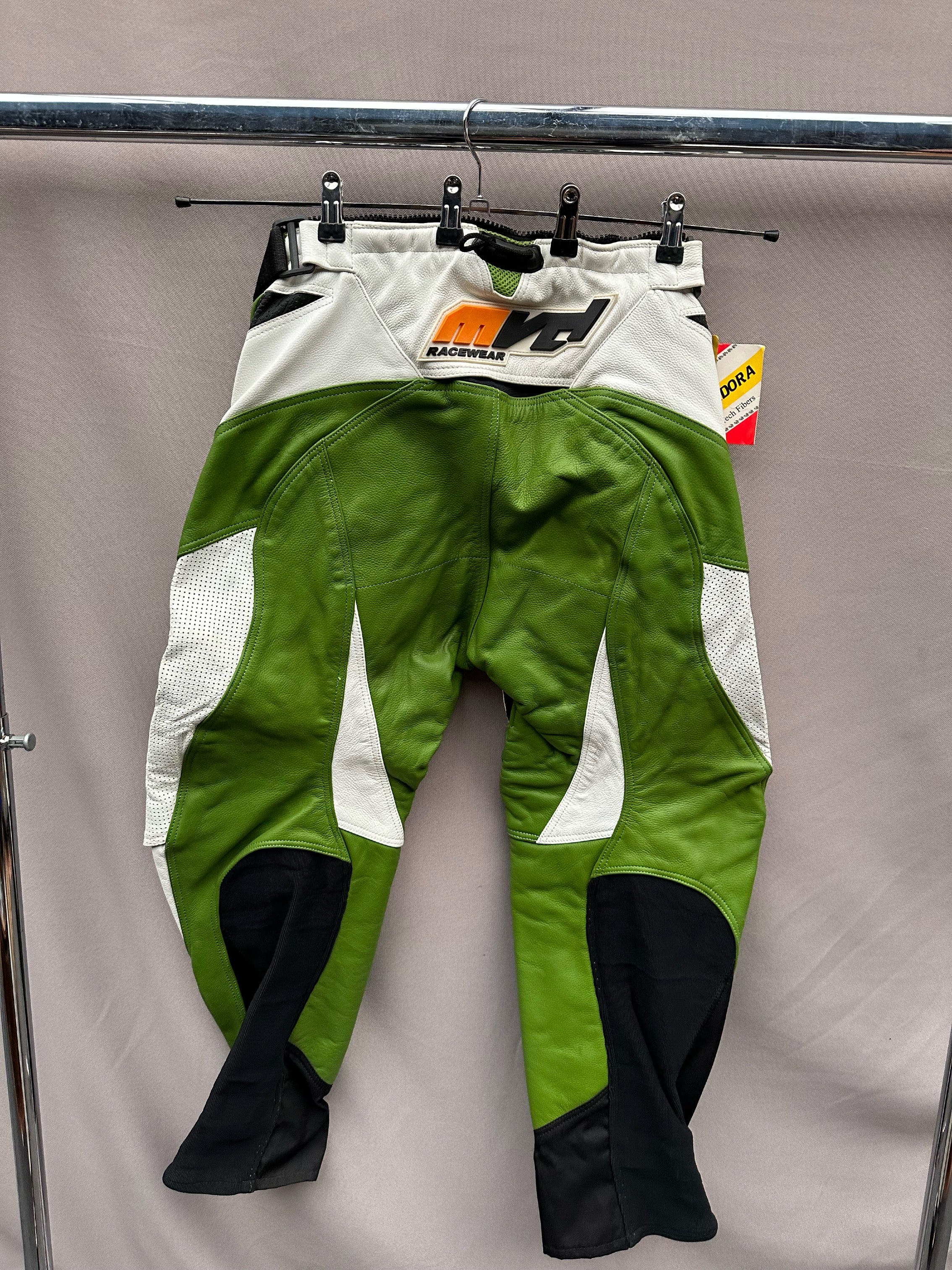 Green & White supermoto pant [XL]