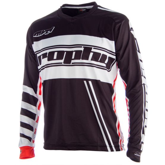 TROPHY JERSEY- BLACK/WHITE